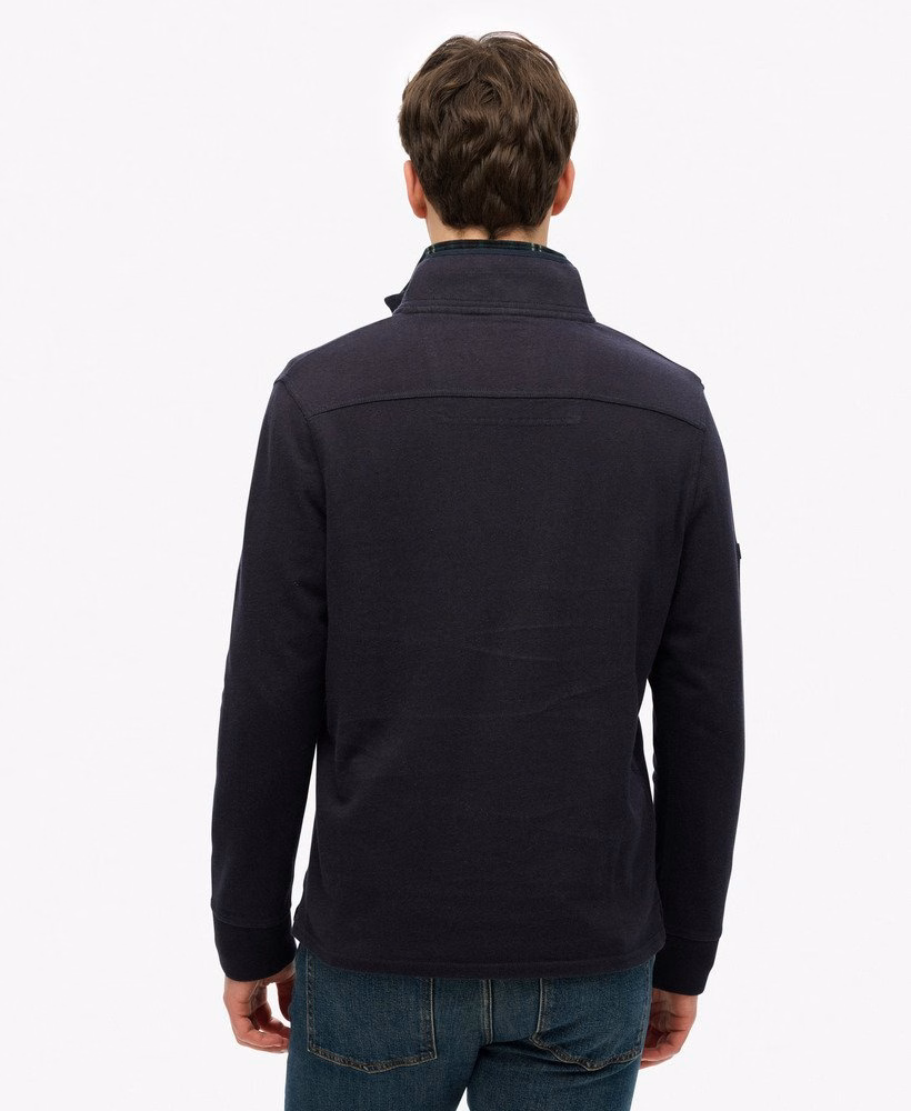 Moletom Cotton Classics Jersey com meio zíper