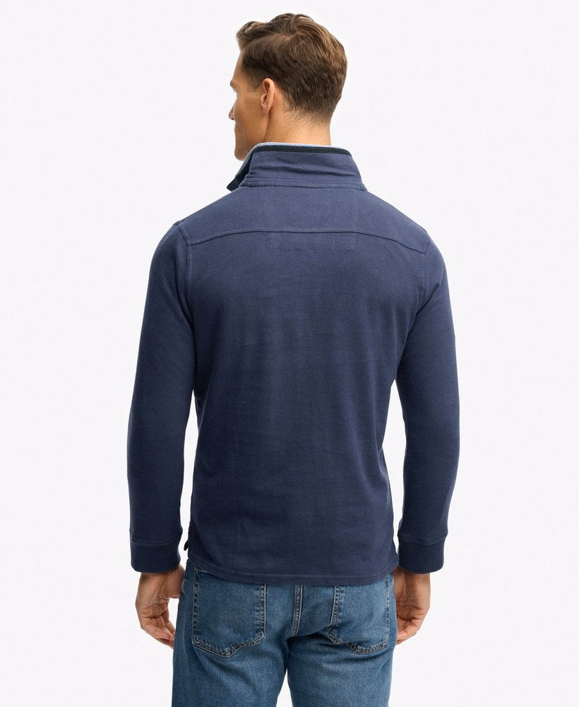Moletom Cotton Classics Jersey com meio zíper