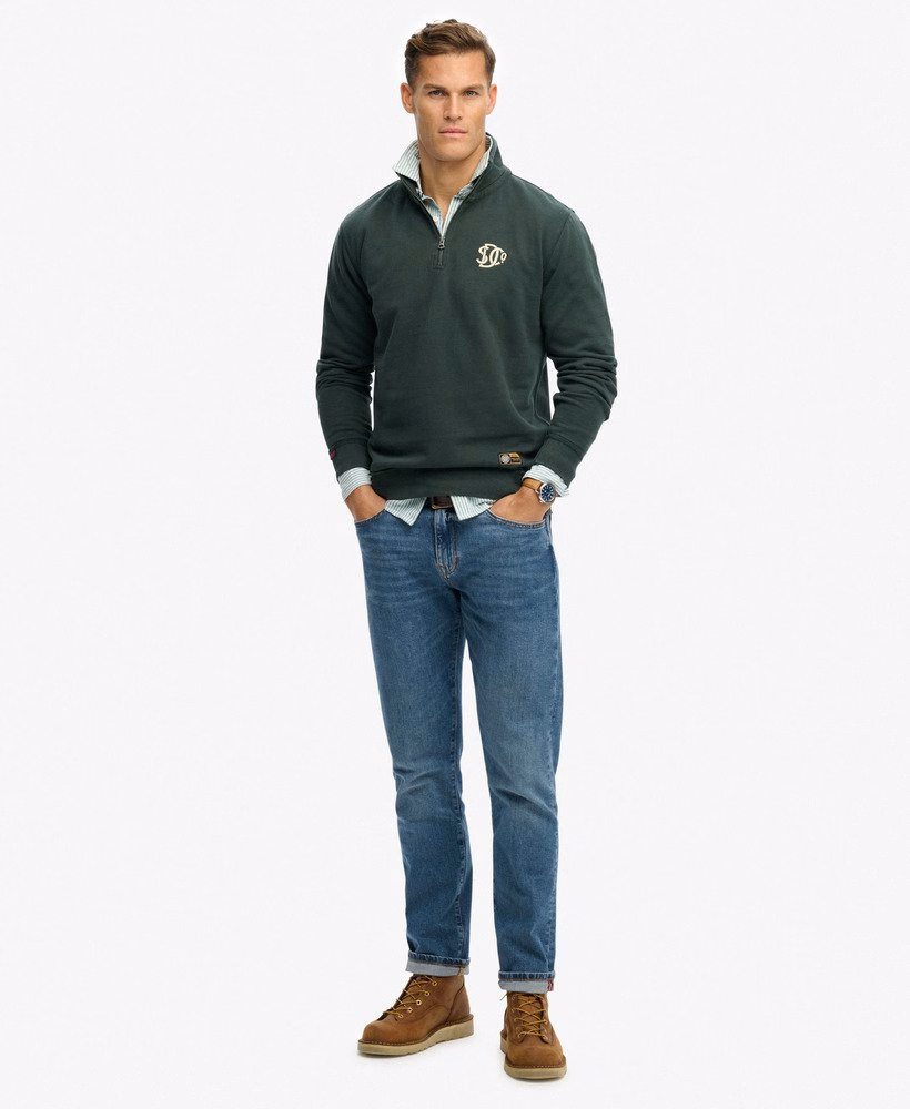 Moletom Athletic SD Co com meio zíper