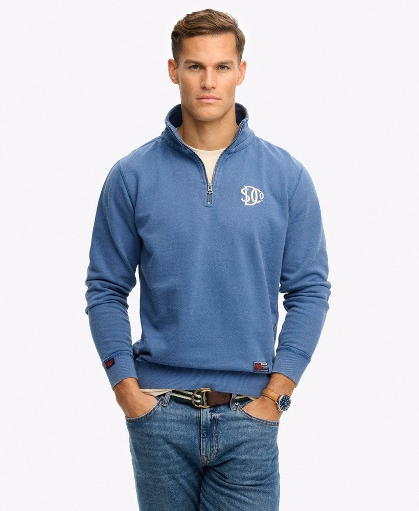 Moletom Athletic SD Co com meio zíper