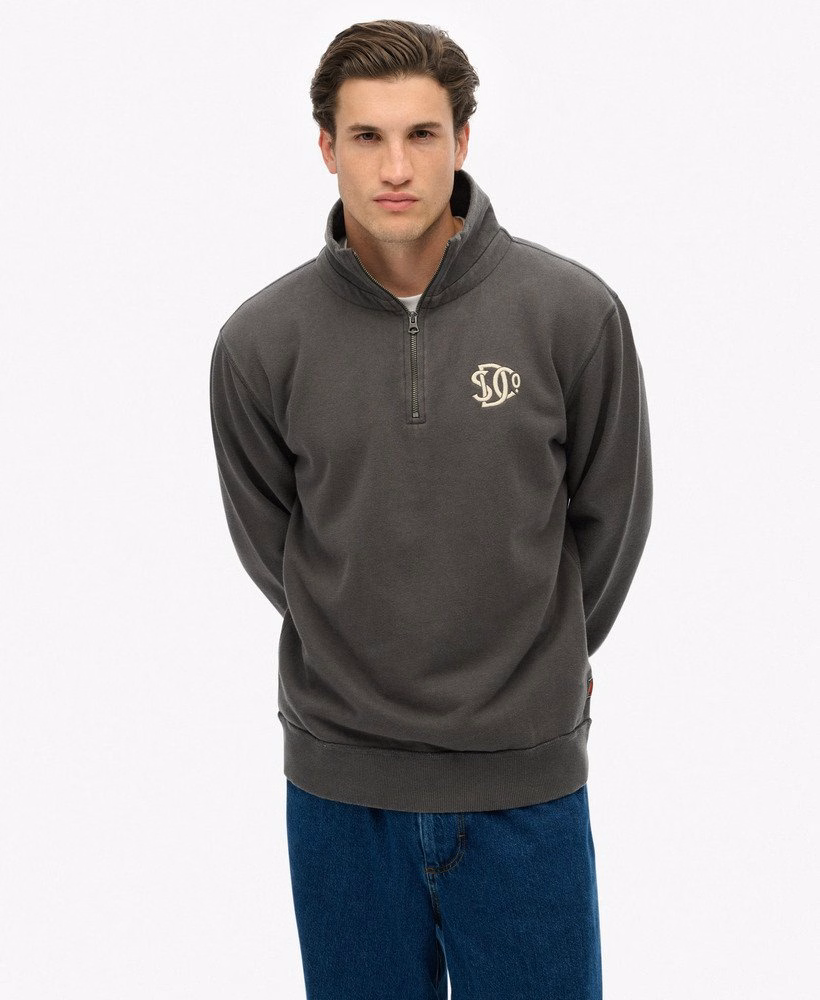 Moletom Athletic SD Co com meio zíper