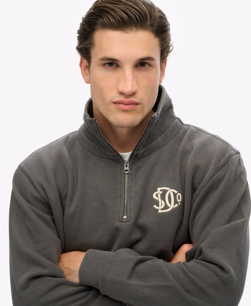 Moletom Athletic SD Co com meio zíper