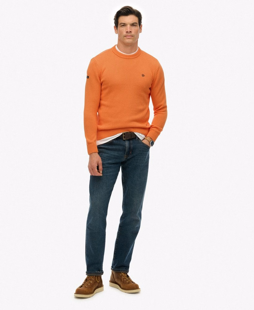 Suéter de algodão estilo preppy