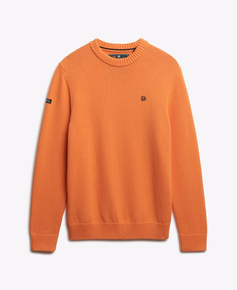 Suéter de algodão estilo preppy