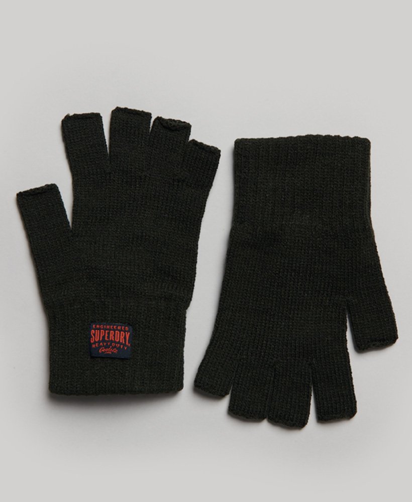 luvas de malha rkwear na cor verde-oliva da surplus goods.