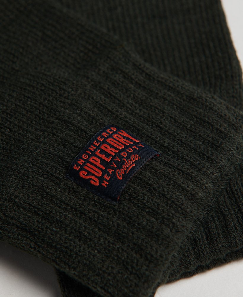 luvas de malha rkwear na cor verde-oliva da surplus goods.