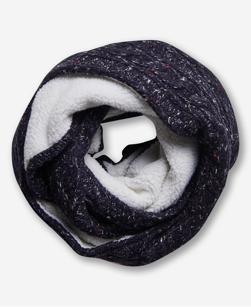touca gracie cable em tweed azul marinho boston
