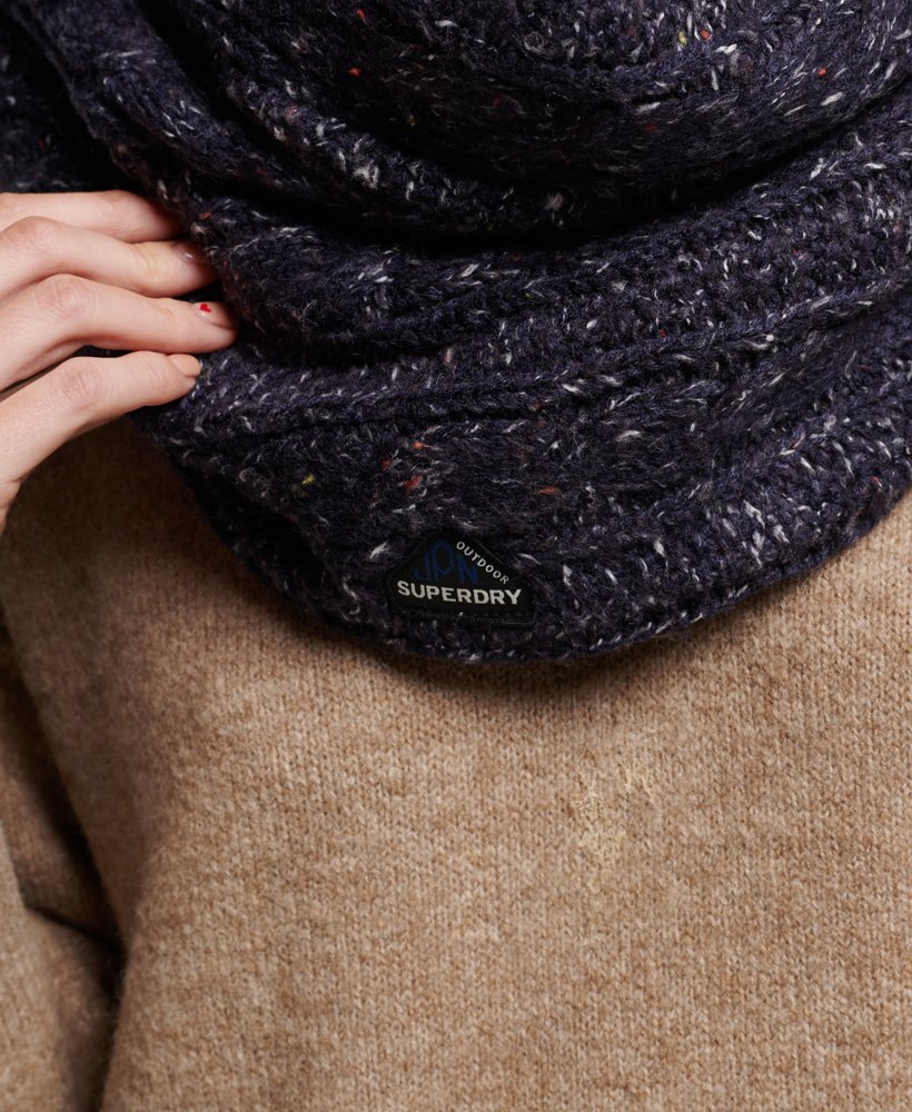 touca gracie cable em tweed azul marinho boston