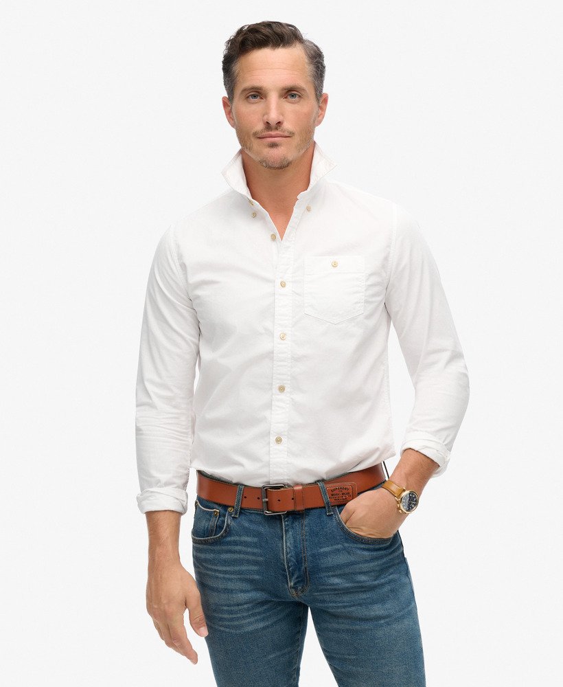 camisa de manga comprida da the merchant store na cor Óptica