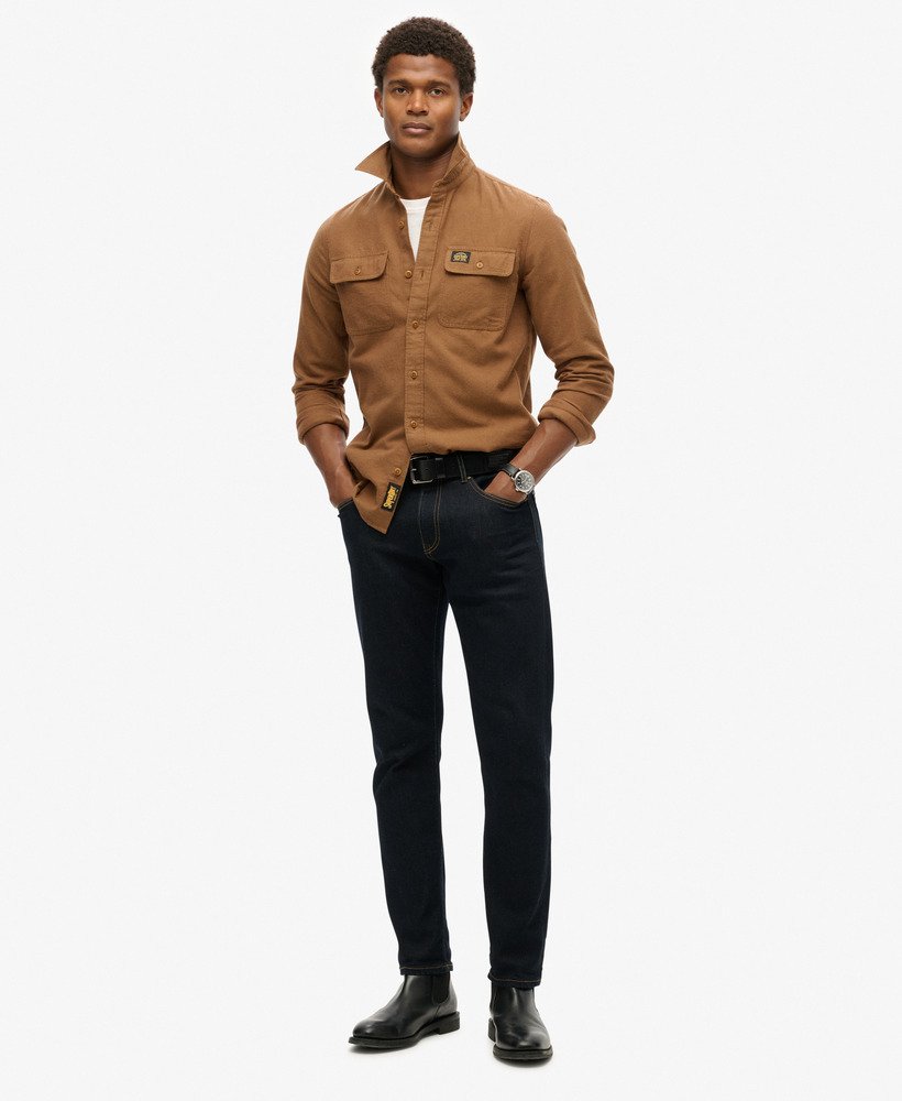 sobretudo trailsman relaxed fit na cor marrom arenito