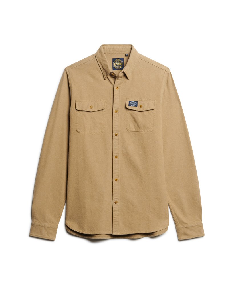 sobretudo trailsman relaxed fit na cor marrom arenito