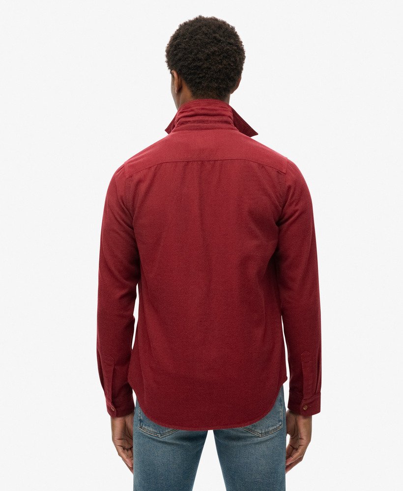 sobretudo trailsman relaxed fit na cor vermelho expedição