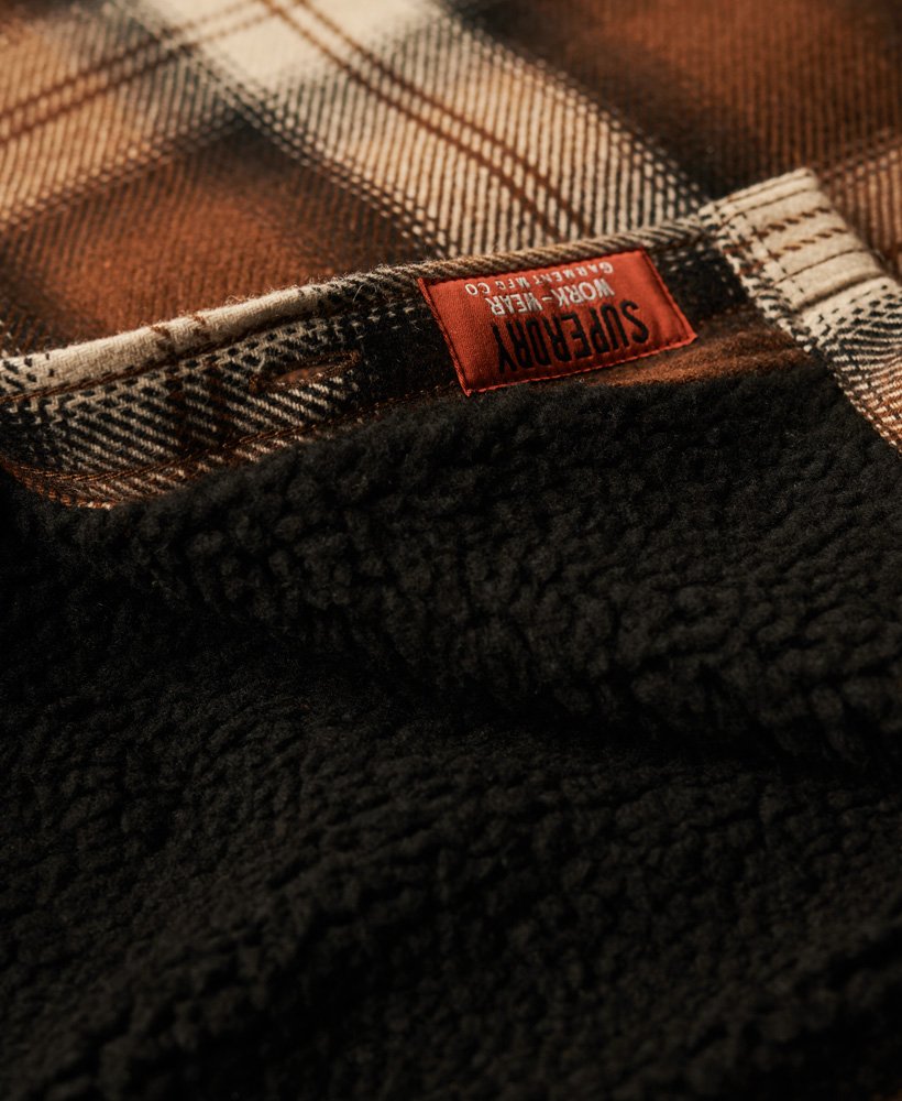 sobretudo wool miller em xadrez roderick marrom