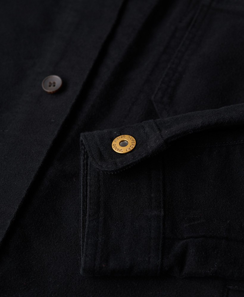 the merchant store - sobretudo moleskin na cor preta