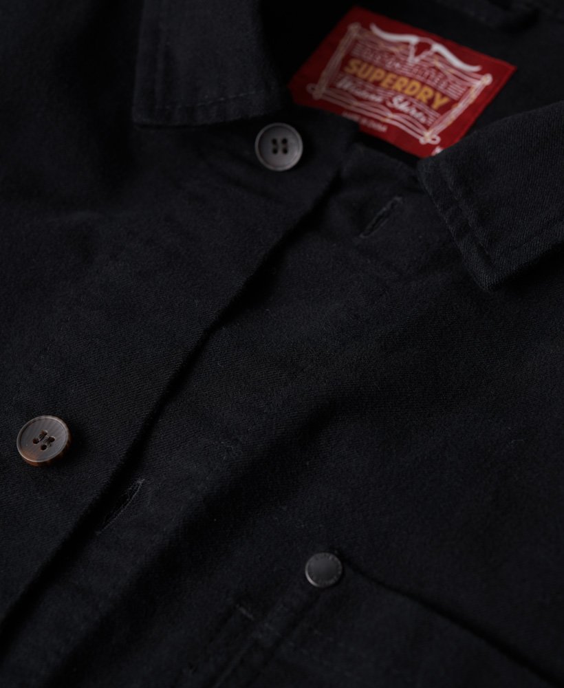 the merchant store - sobretudo moleskin na cor preta
