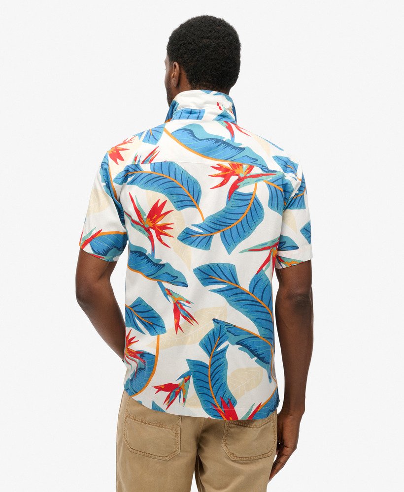 camisa havaiana na optic paradise