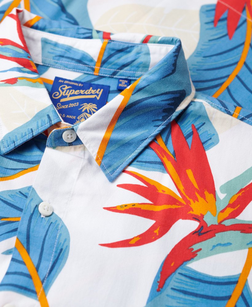 camisa havaiana na optic paradise
