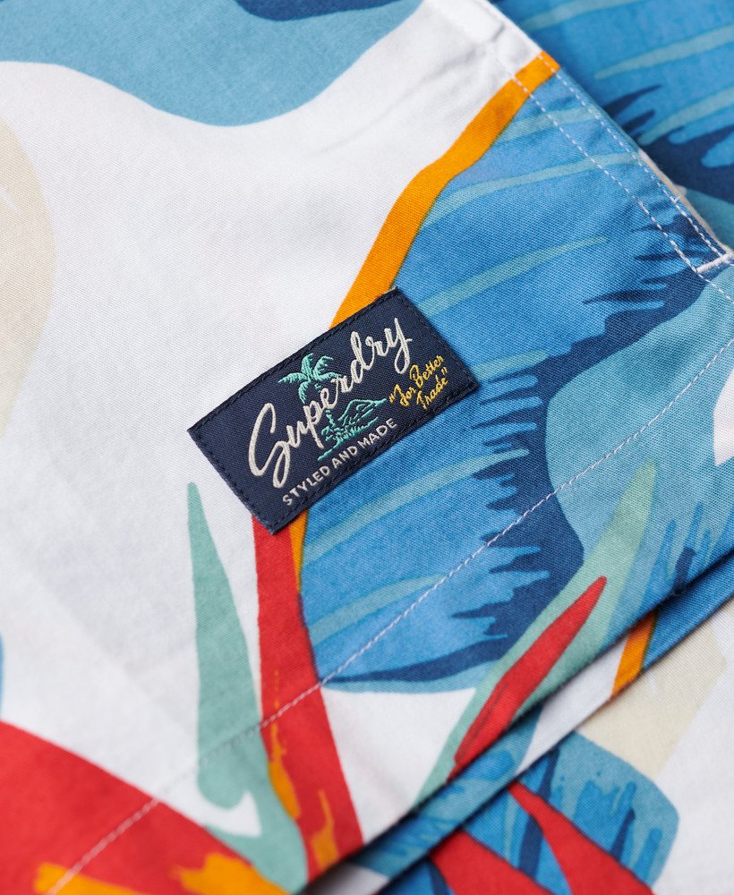 camisa havaiana na optic paradise