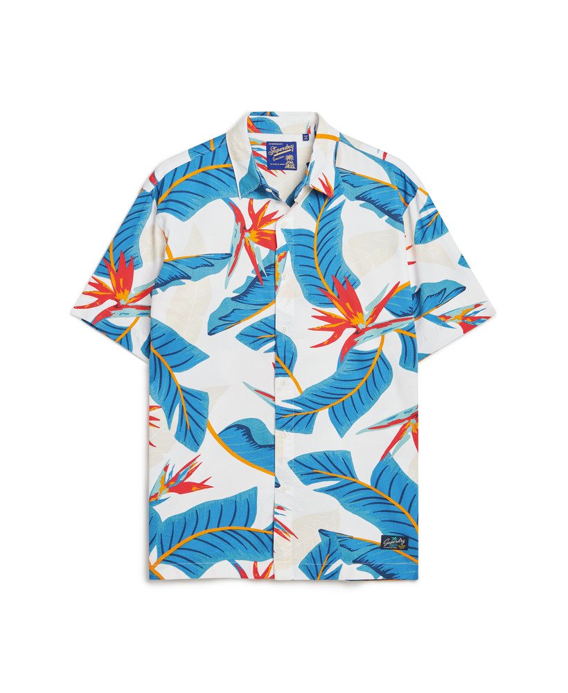 camisa havaiana na optic paradise