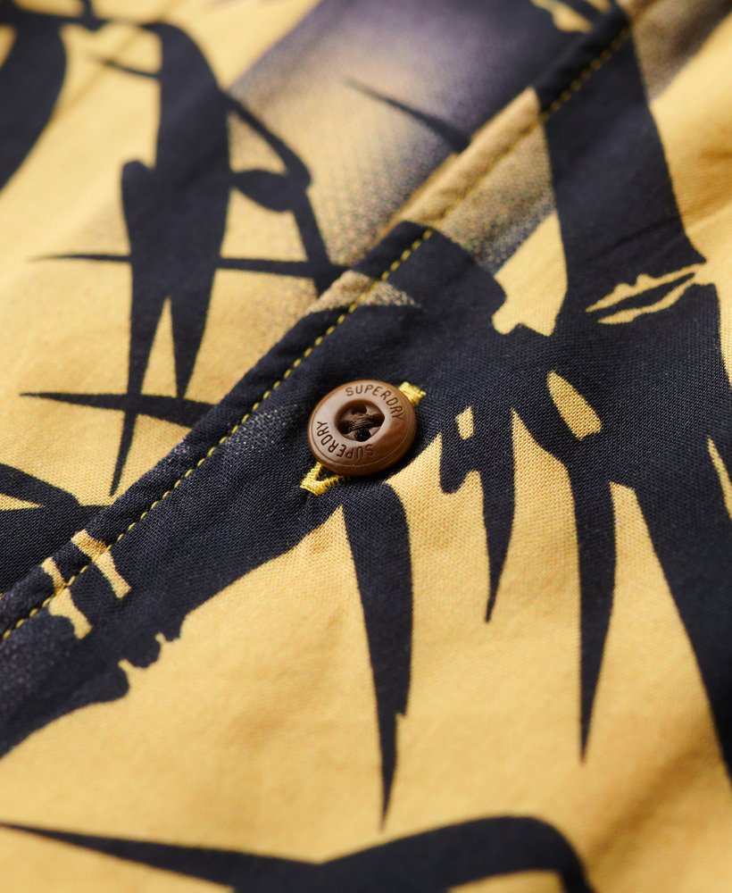 camisa havaiana resort na cor tora gold