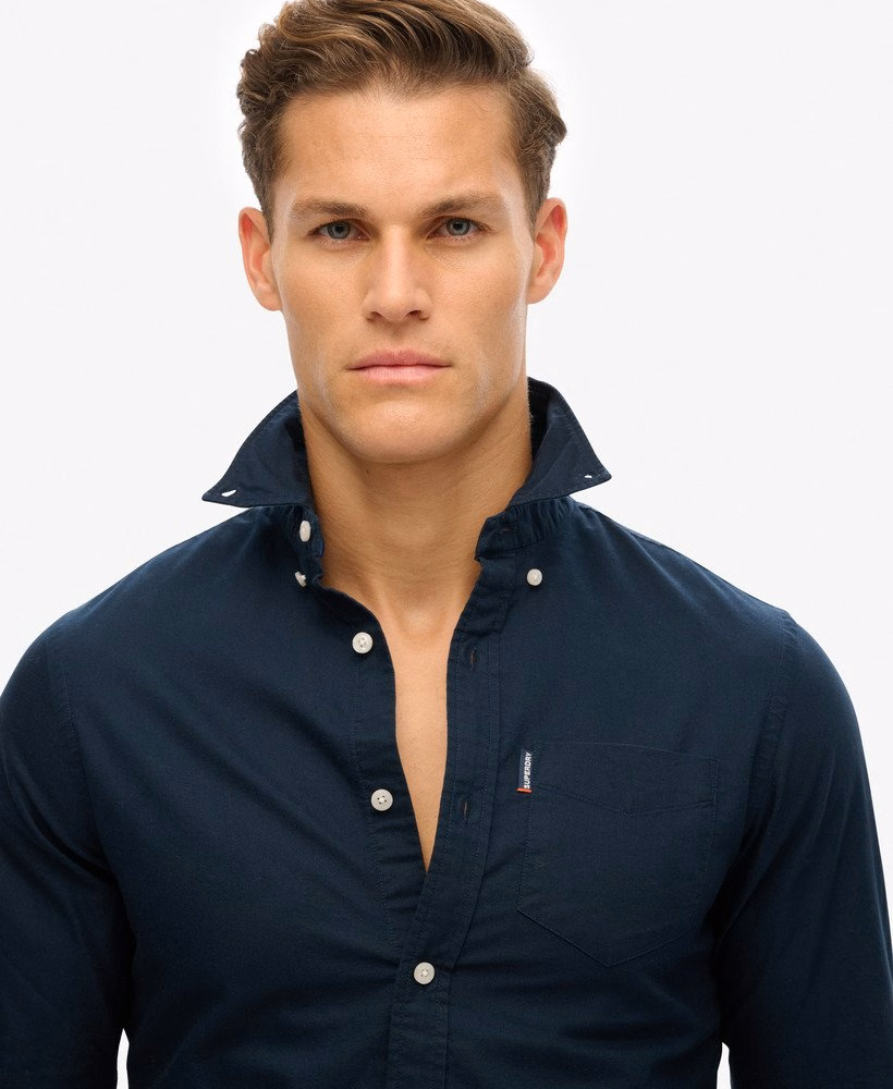 Camisa Oxford de manga comprida Essentials