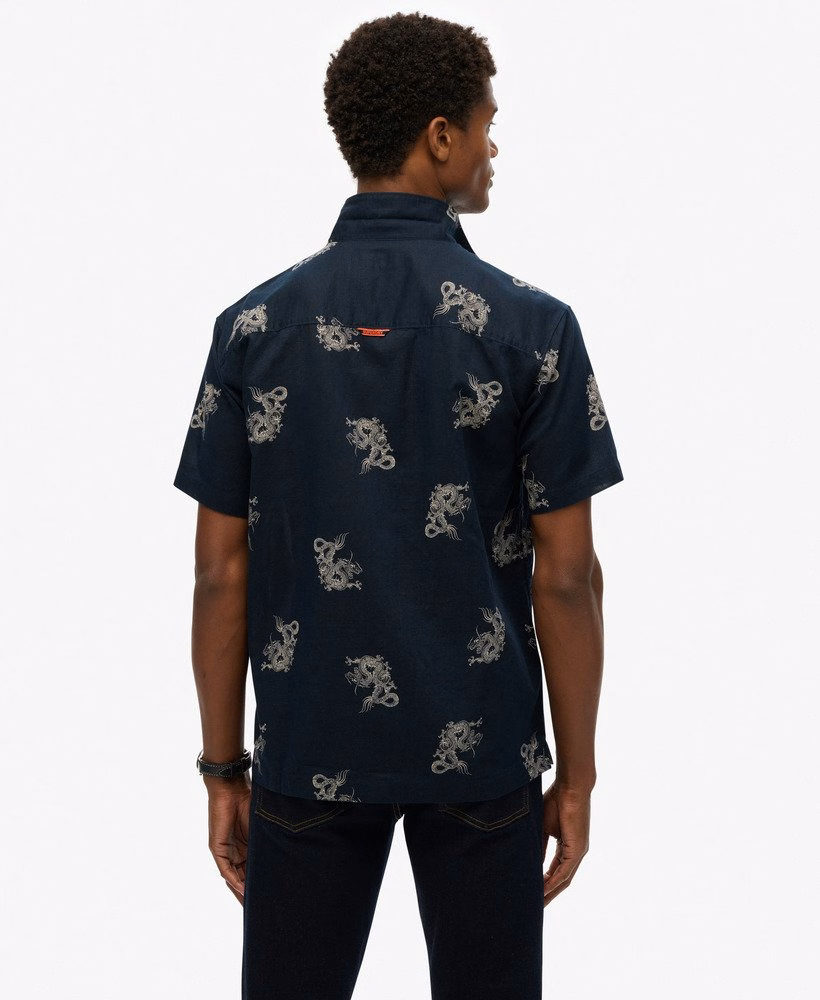 Camisa de praia de manga curta