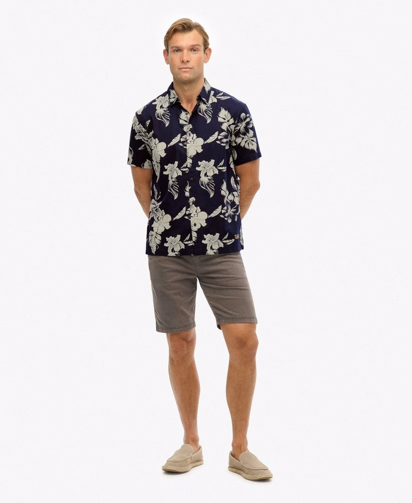 Camisa havaiana estampada