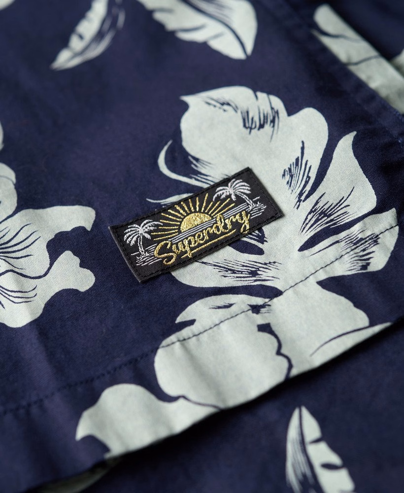 Camisa havaiana estampada