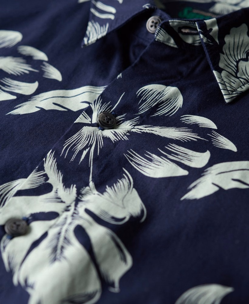 Camisa havaiana estampada