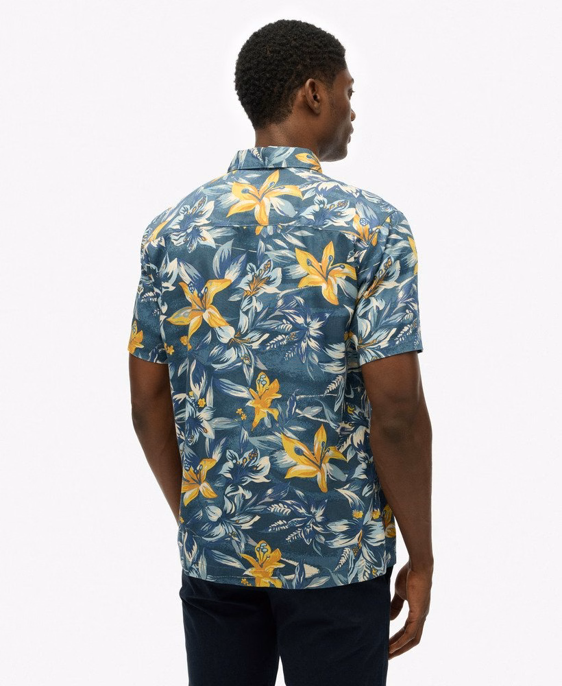 Camisa havaiana estampada