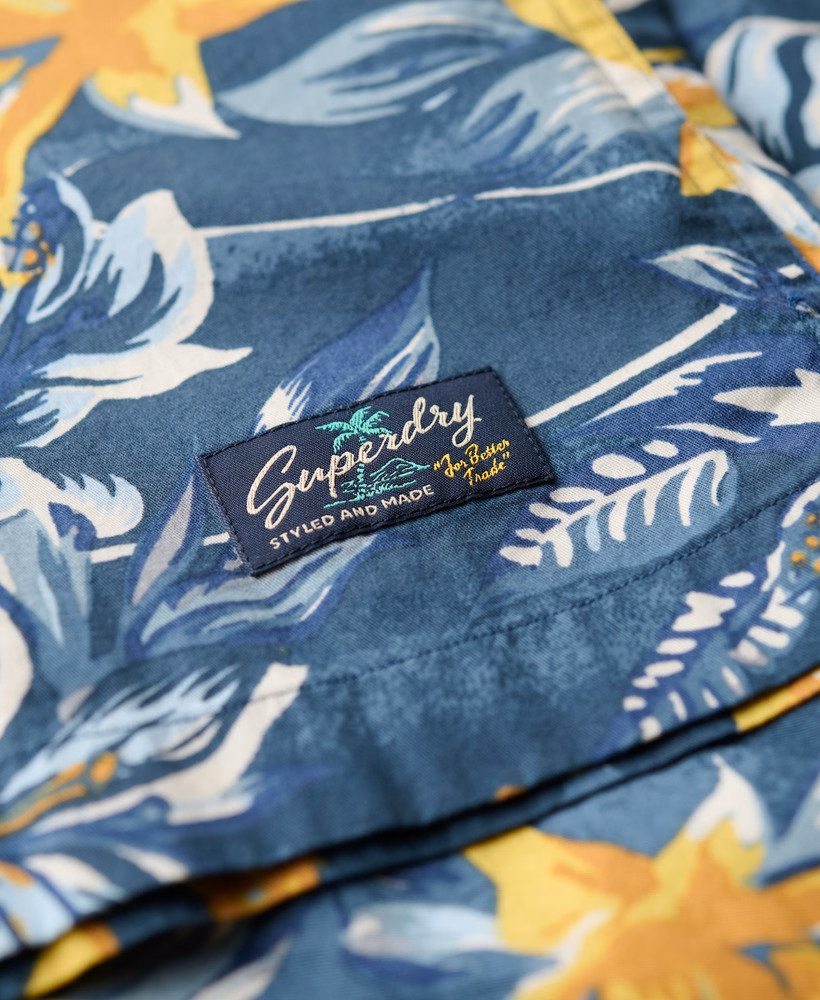 Camisa havaiana estampada