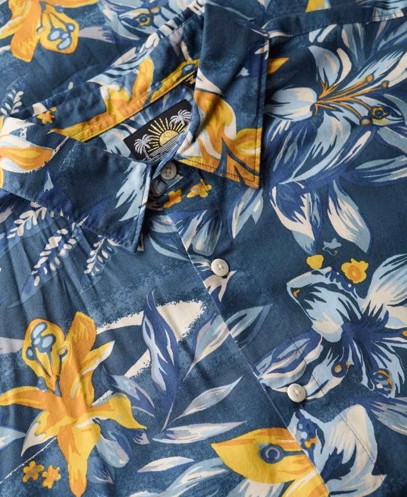 Camisa havaiana estampada