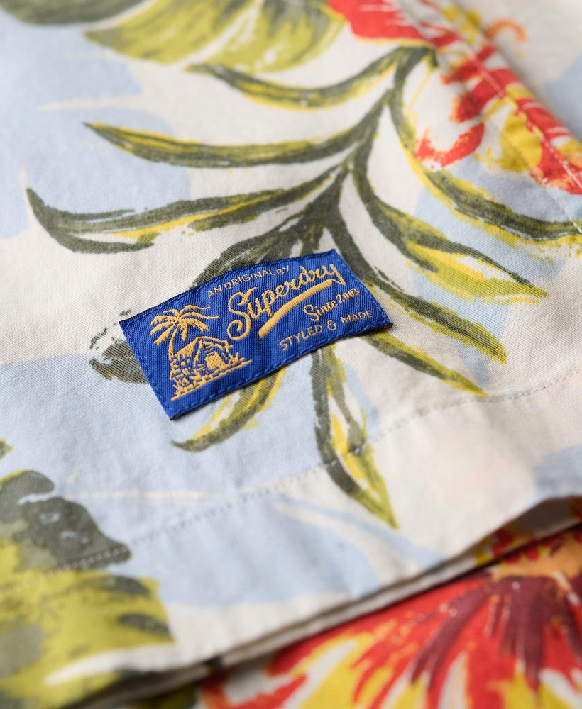 Camisa havaiana estampada