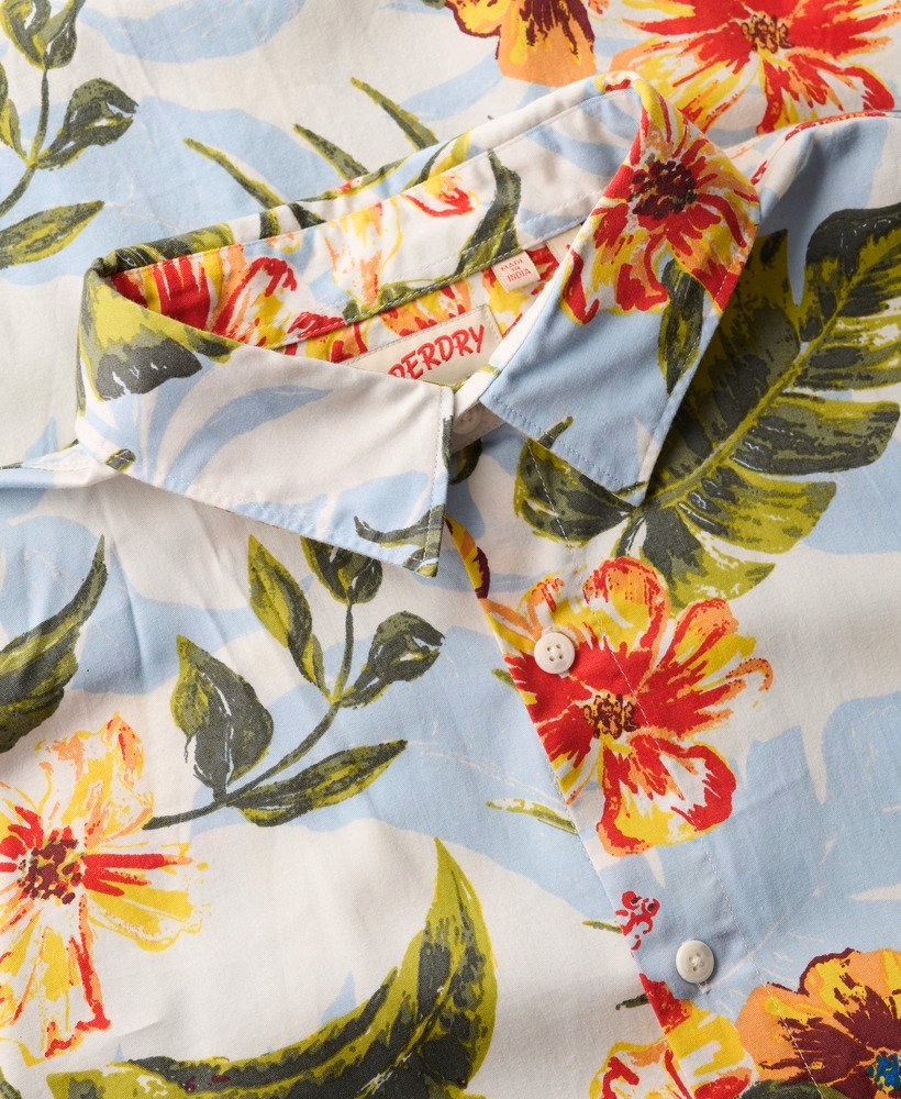 Camisa havaiana estampada