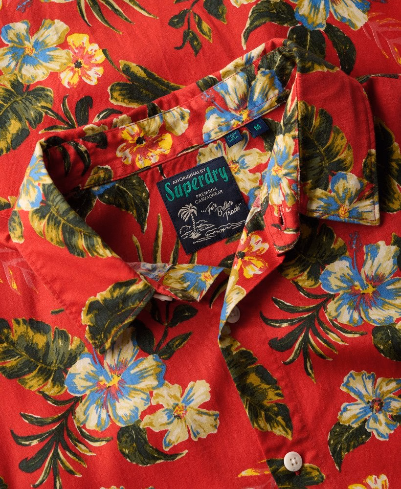 Camisa havaiana estampada