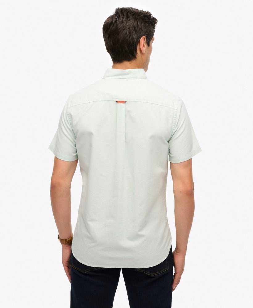 Camisa Oxford de manga curta