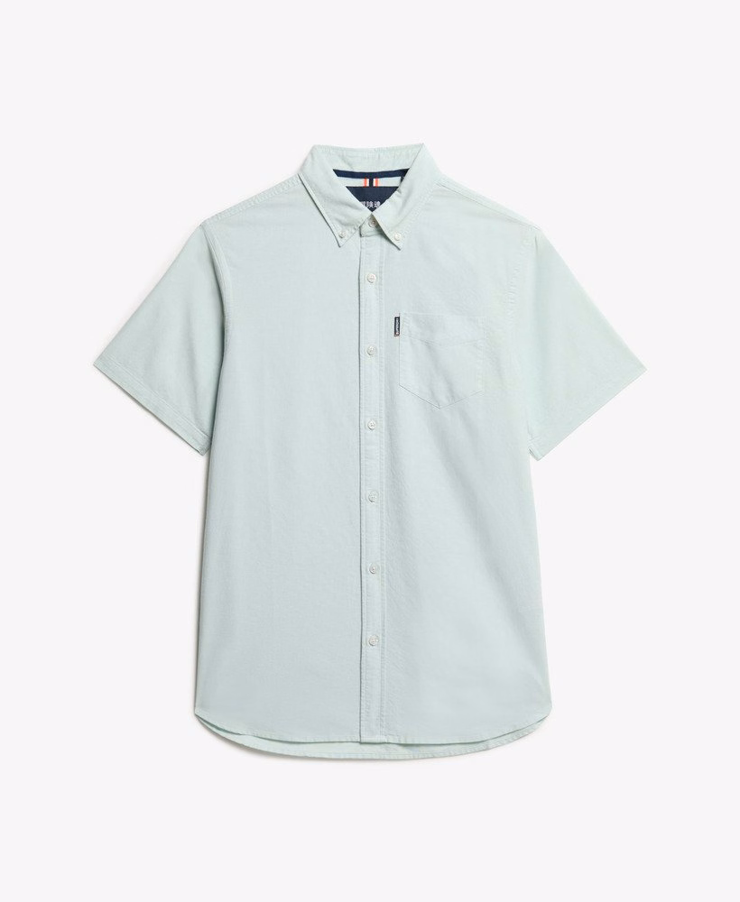 Camisa Oxford de manga curta