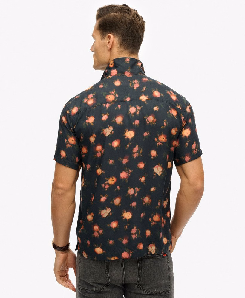 Camisa de manga curta estampada