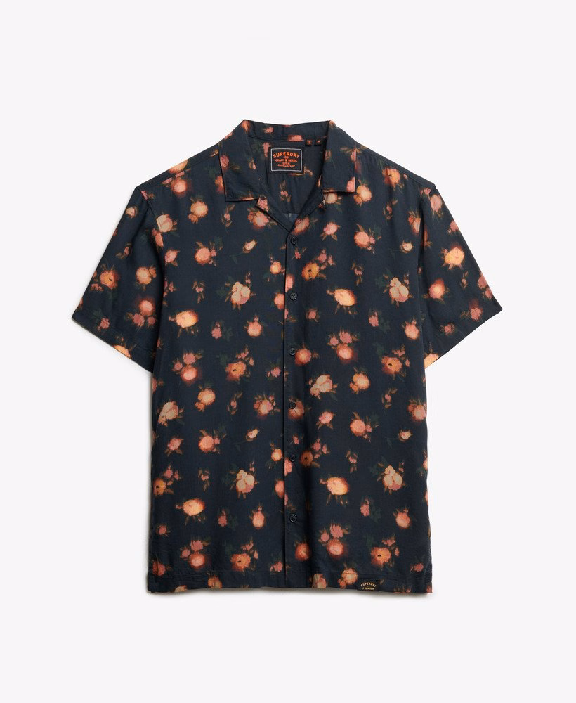 Camisa de manga curta estampada
