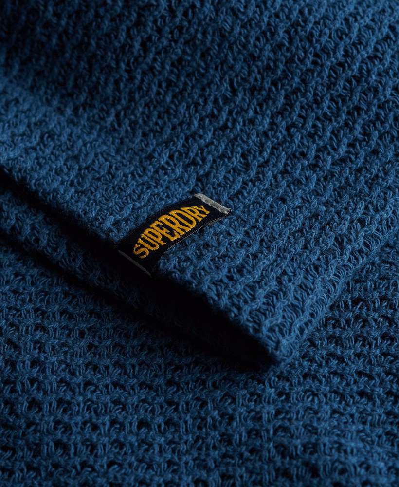 Camisa com textura de tricô