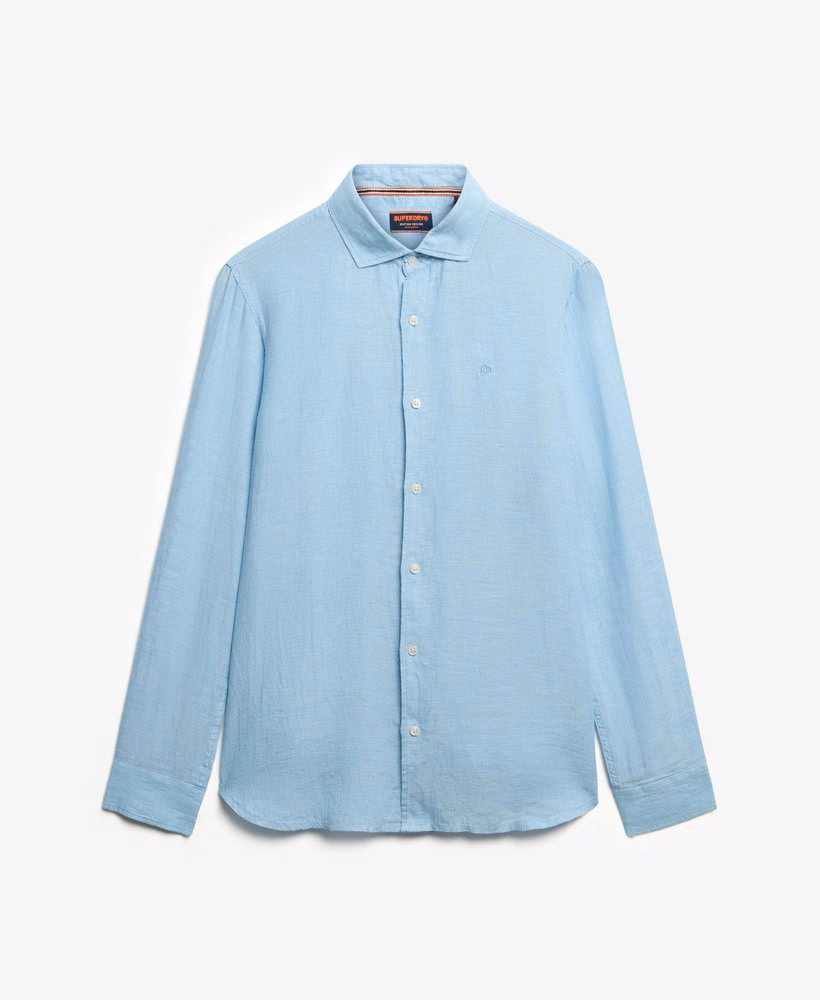Camisa de linho bordada para férias