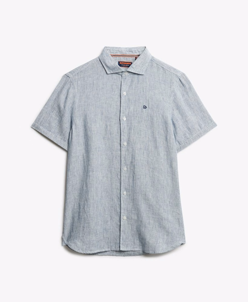 Camisa de linho bordada para férias