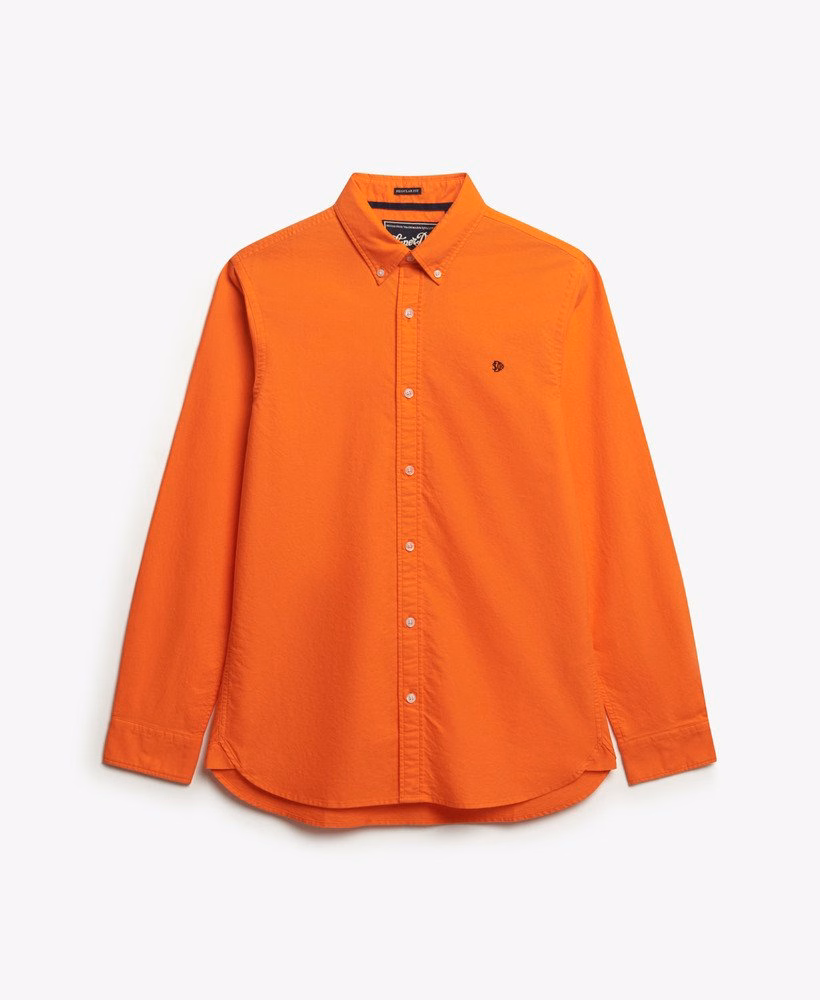 Camisa Oxford Clássica de Manga Comprida