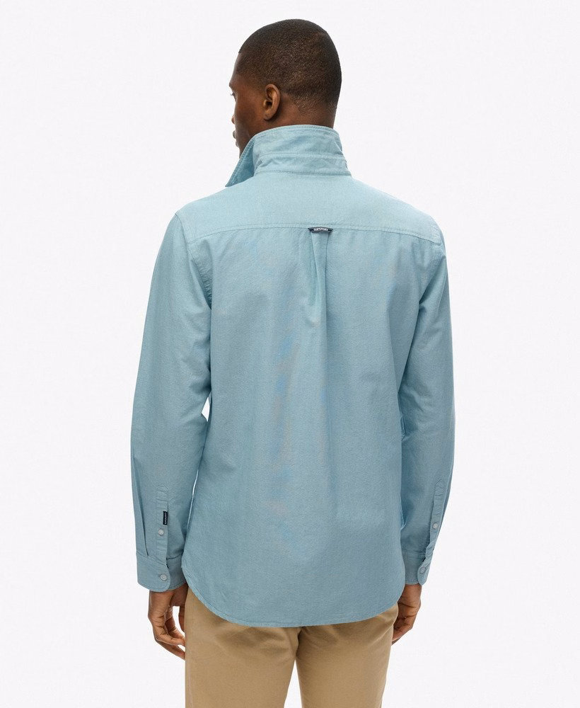Camisa Oxford Clássica de Manga Comprida