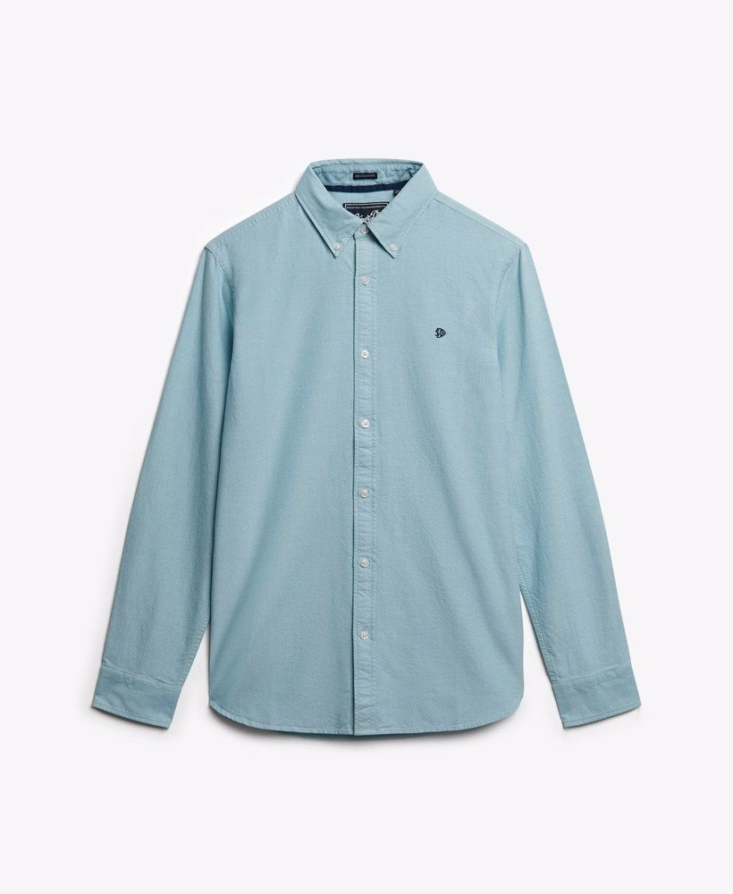 Camisa Oxford Clássica de Manga Comprida
