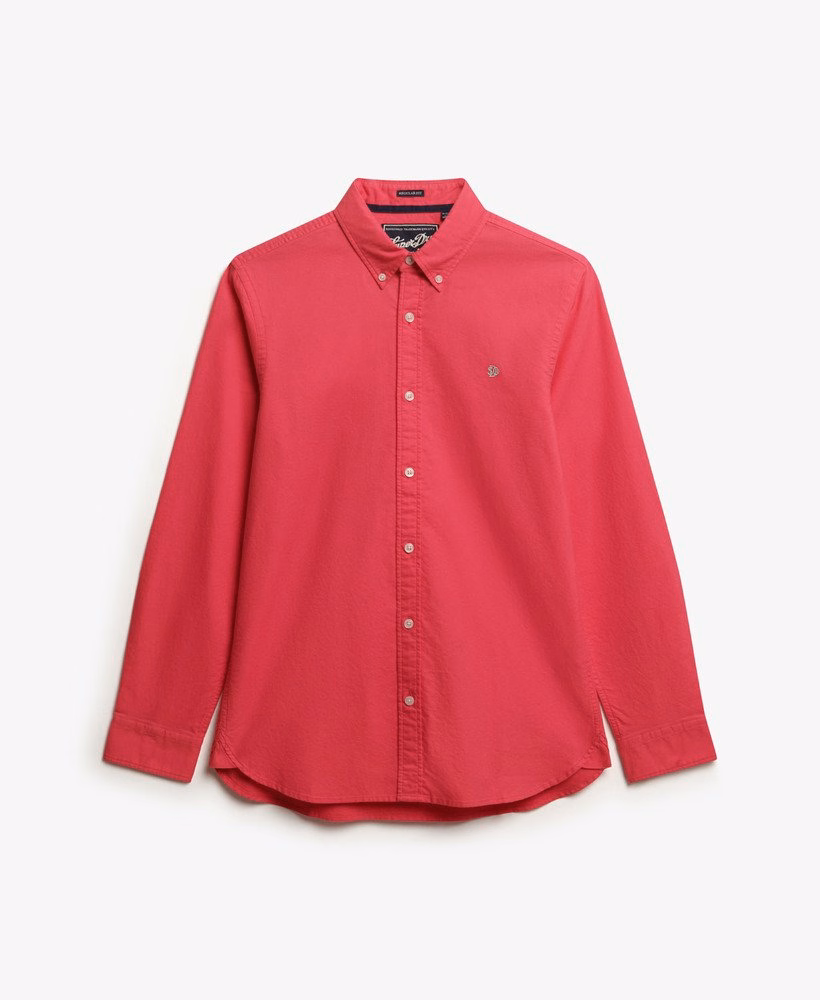 Camisa Oxford Clássica de Manga Comprida