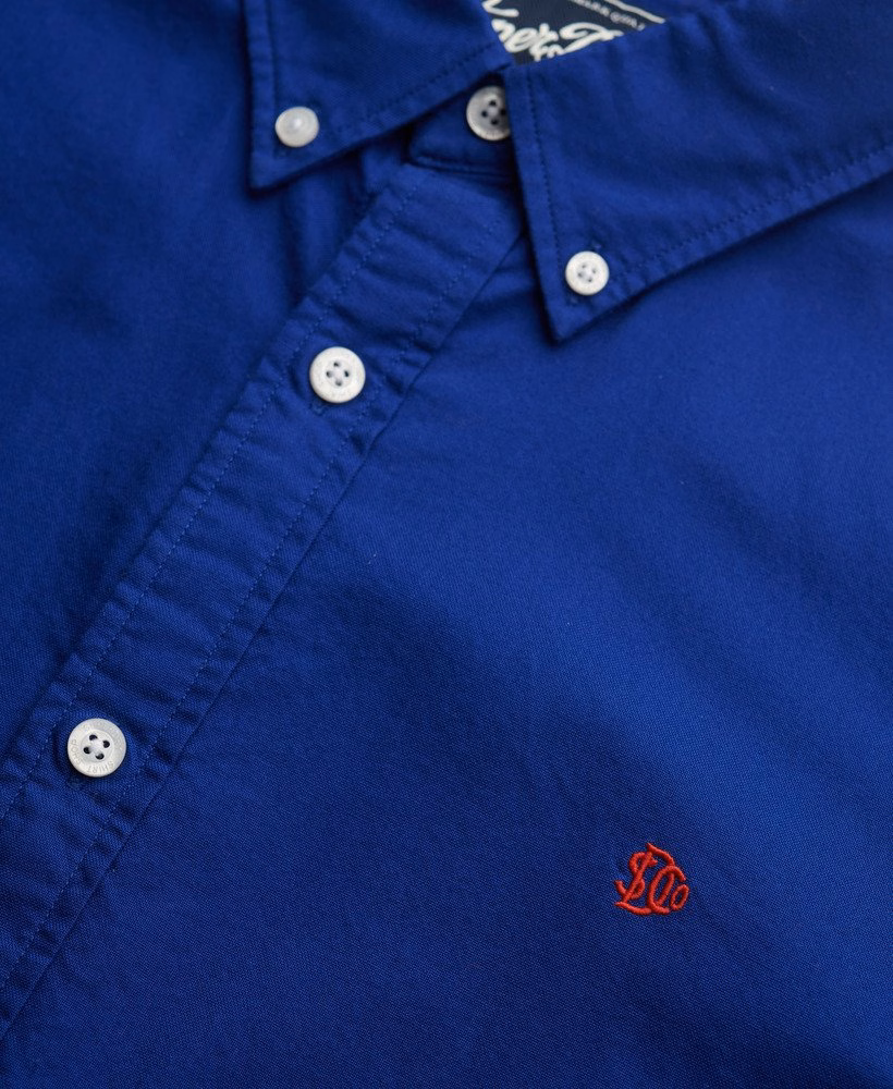 Camisa Oxford Clássica de Manga Comprida