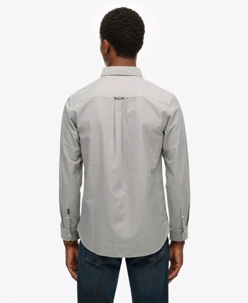 Camisa Oxford Clássica de Manga Comprida