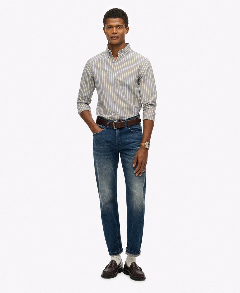 Camisa Oxford Clássica de Manga Comprida