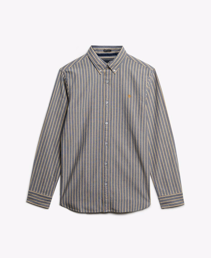 Camisa Oxford Clássica de Manga Comprida